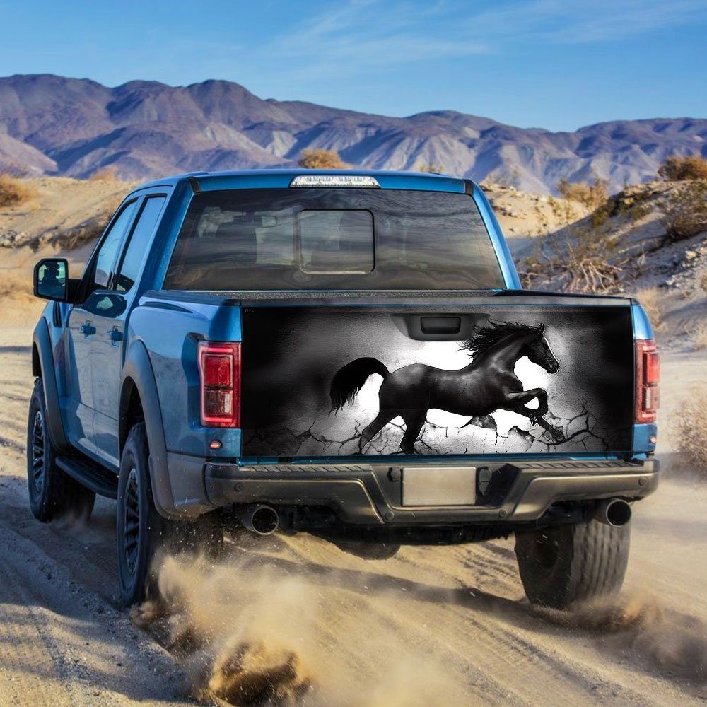 Horses Truck Tailgate Decal Sticker Wrap
