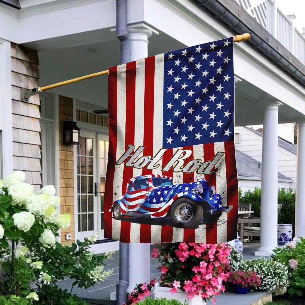 Hot Rod American Flag