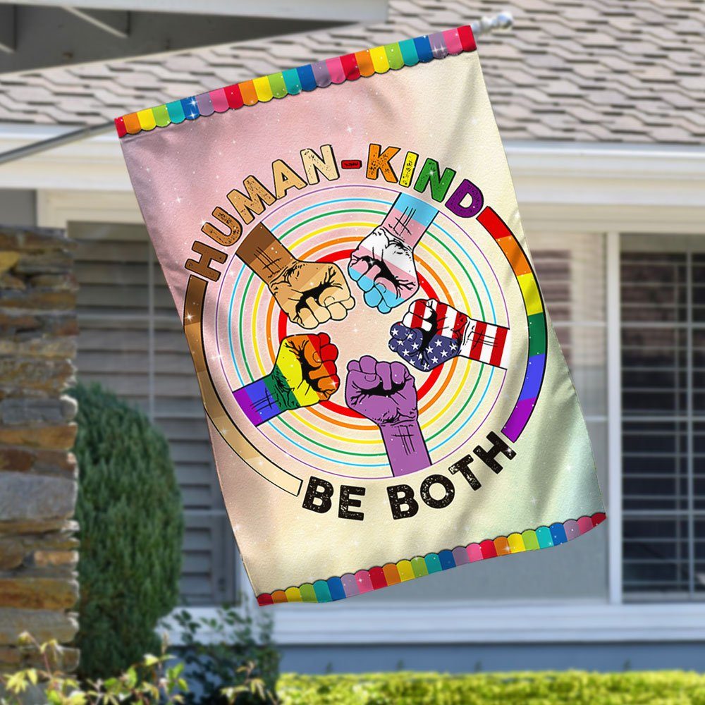 Human Kind Be Both American Flag LHA1691F