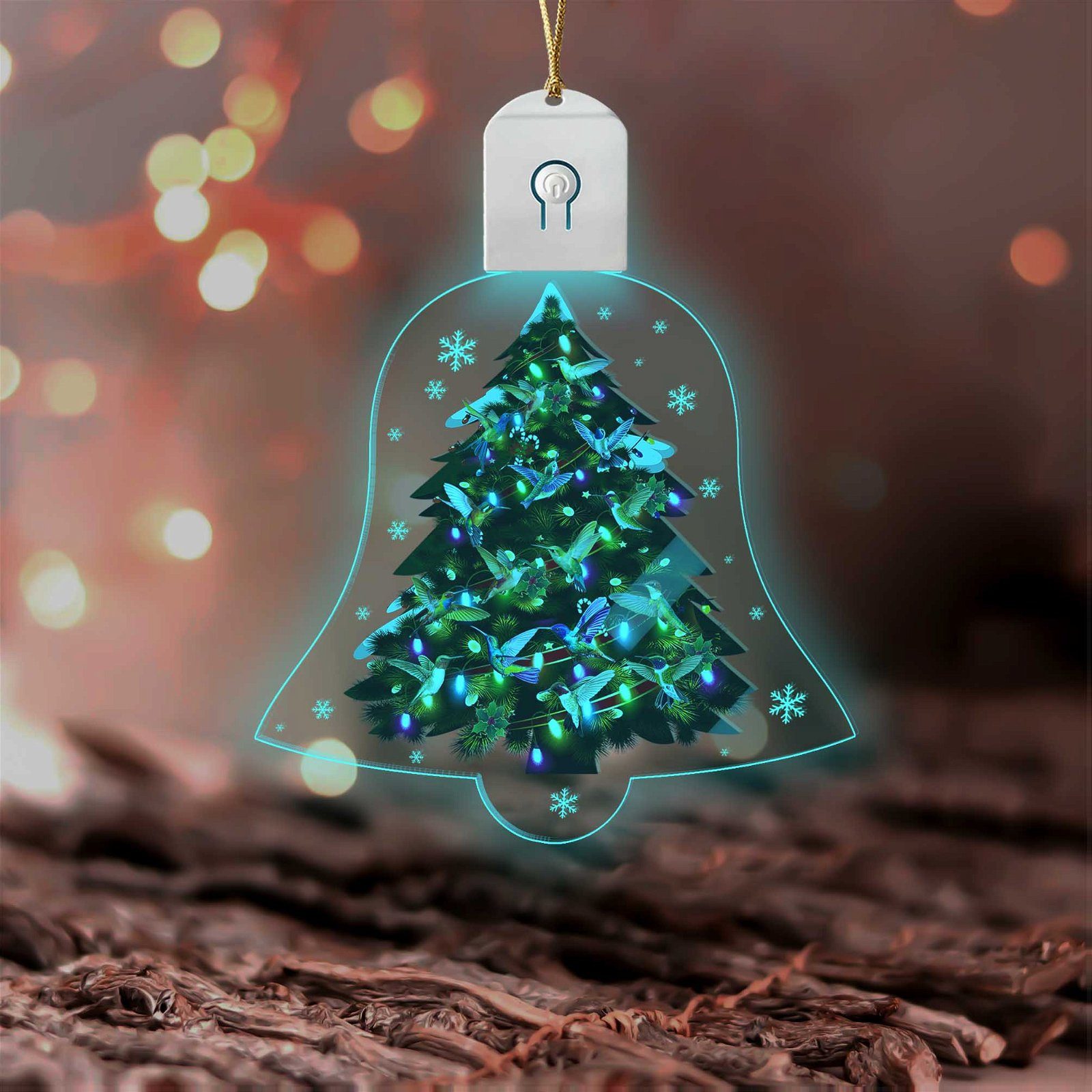 Hummingbird Christmas Tree Led Ornament TPT412LO
