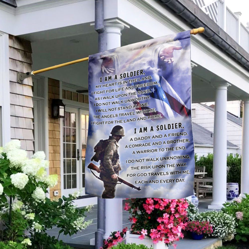 I Am A Sodier Flag