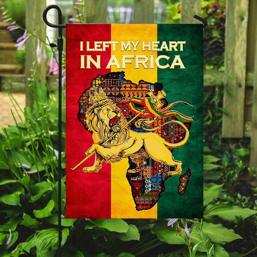 I Left My Heart In Africa Flag