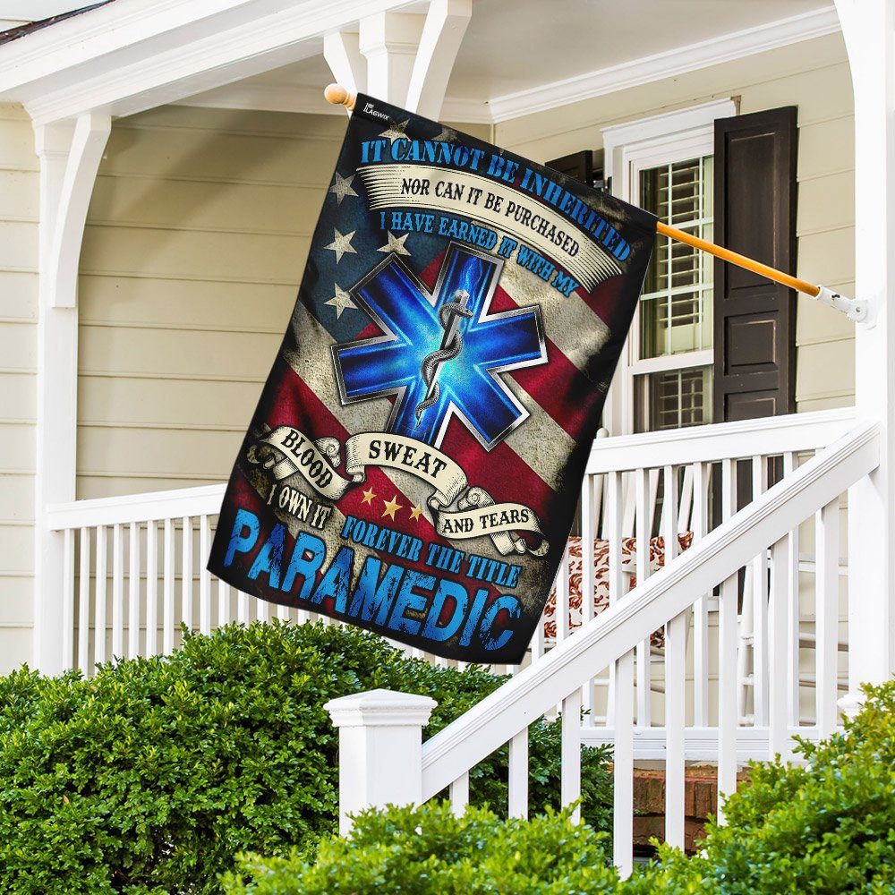 I Own It Forever The Title Paramedic Flag