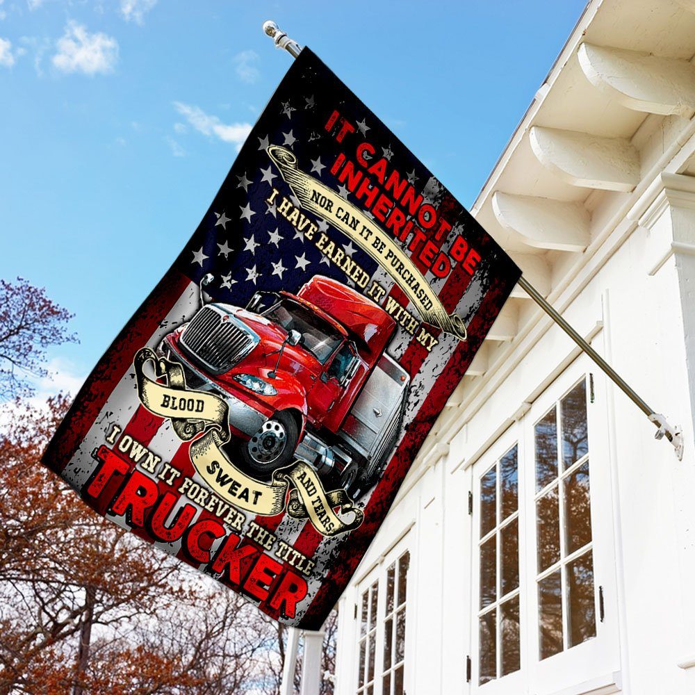 I Own It Forever The Title Trucker Flag