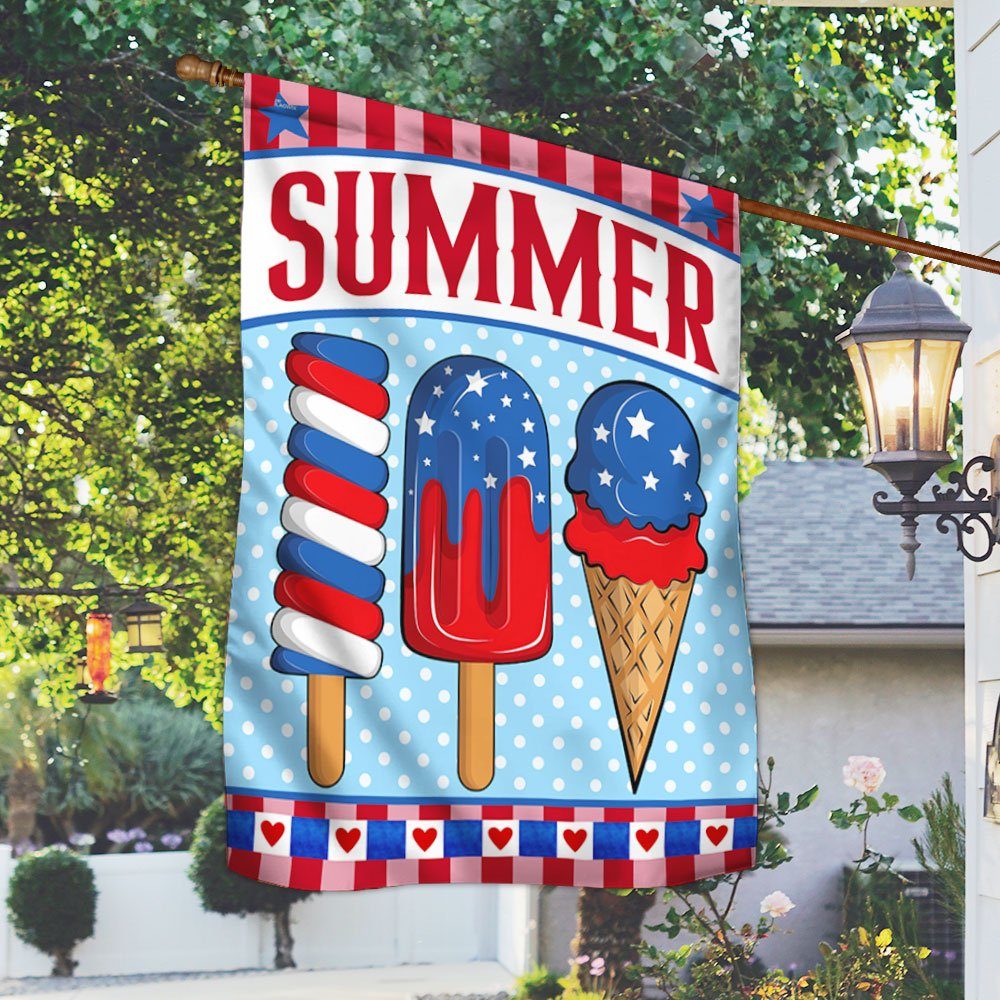 Ice Cream Summer Beach Flag Beach Flag LNT297F