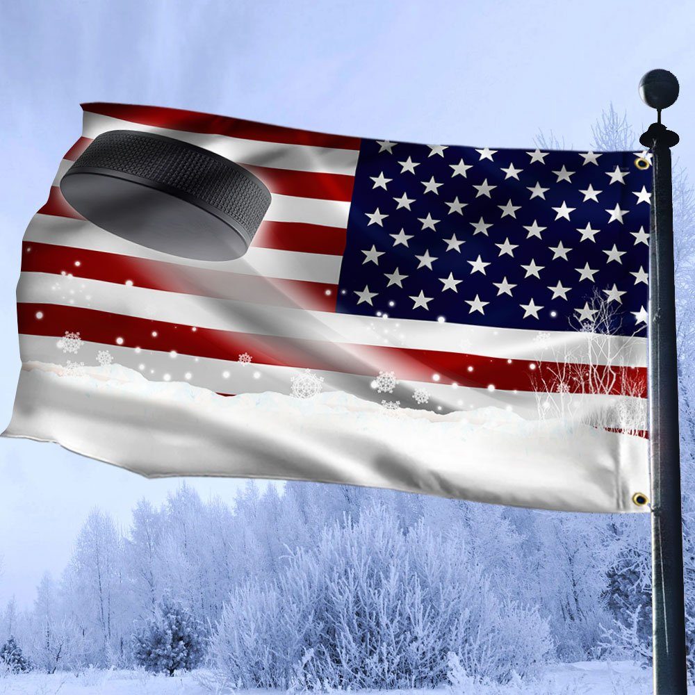 Ice Hockey America Flag MBH229F