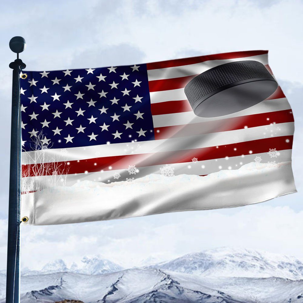 Ice Hockey America Flag MBH229F