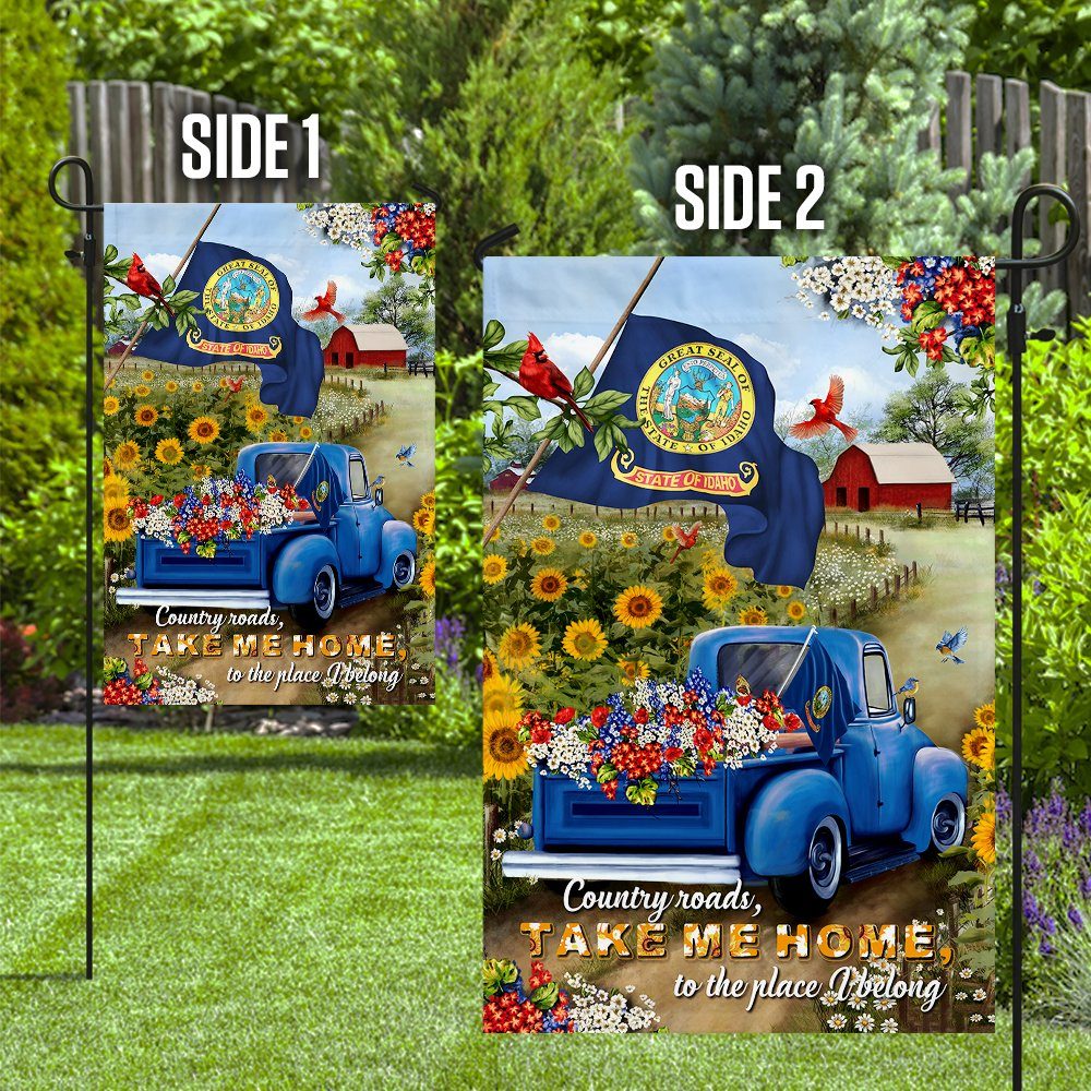 Idaho Country Roads Flag Idaho Country Roads Flag