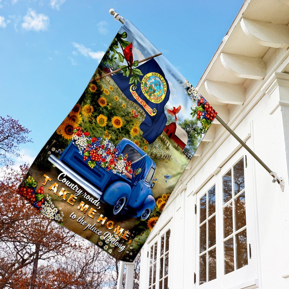 Idaho Country Roads Flag Idaho Country Roads Flag