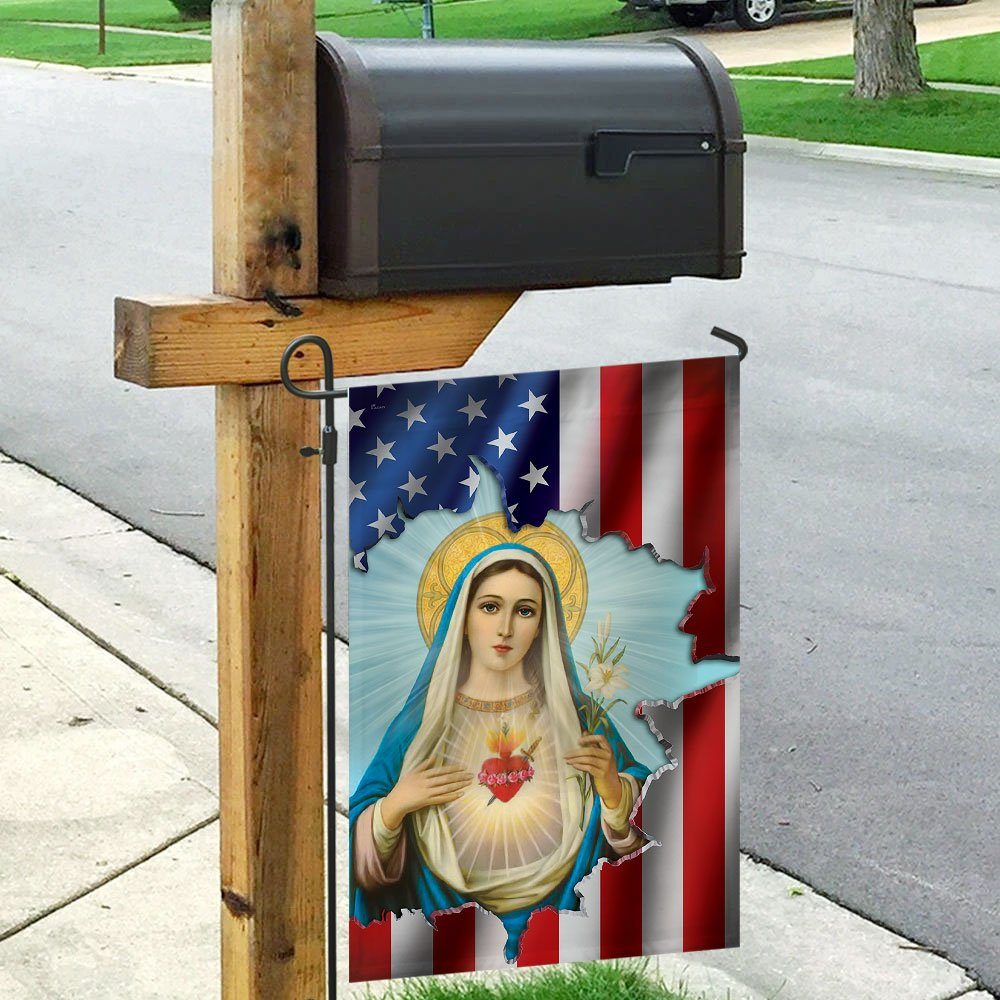 Immaculate Heart of Mary Flag Immaculate Heart of Mary Flag