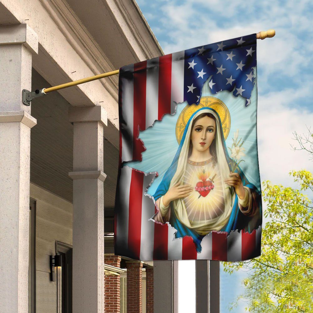 Immaculate Heart of Mary Flag Immaculate Heart of Mary Flag