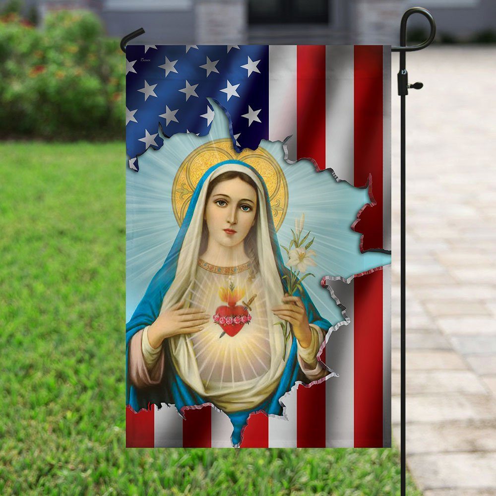Immaculate Heart of Mary Flag Immaculate Heart of Mary Flag