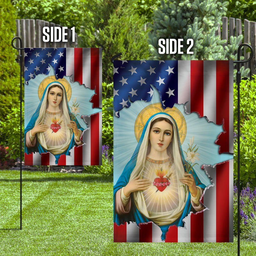 Immaculate Heart of Mary Flag Immaculate Heart of Mary Flag