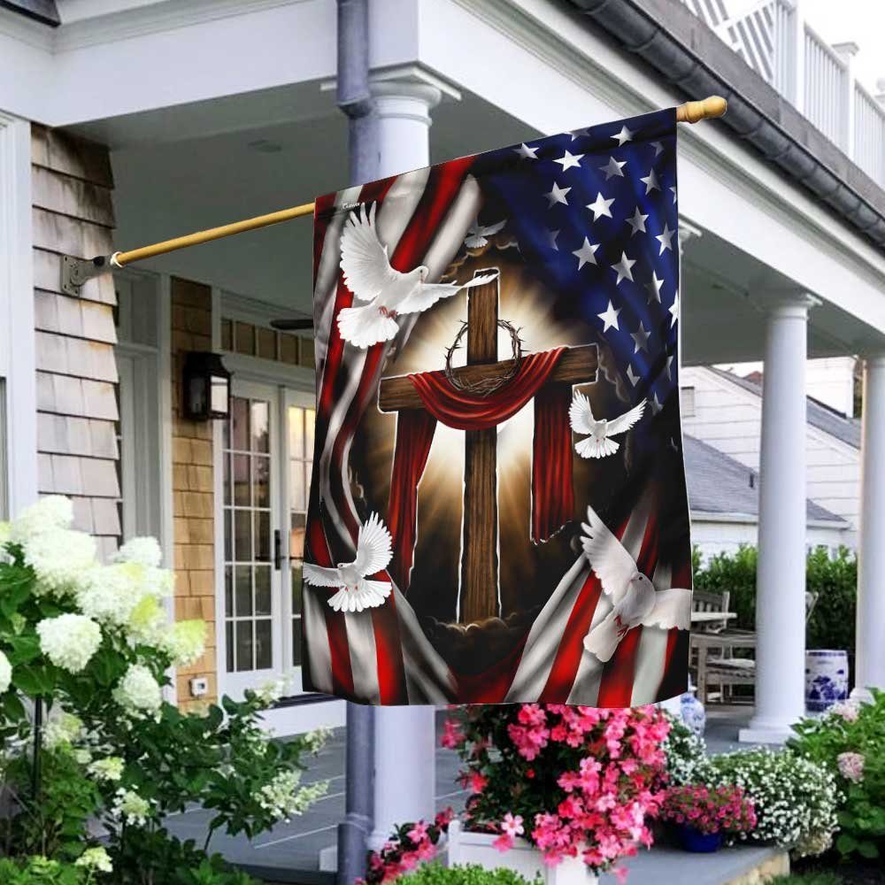 In God We Trust American Flag