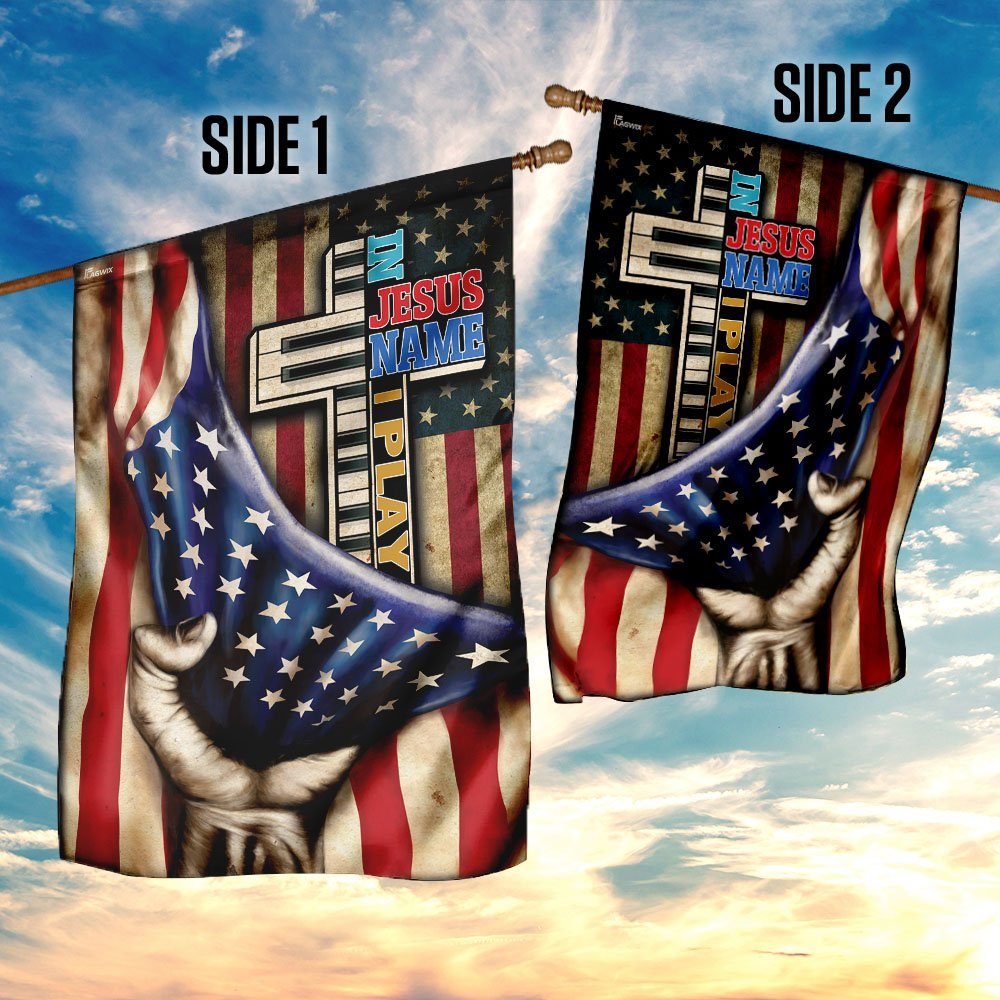 In Jesus Name I Play – Piano Flag In Jesus Name I Play – Piano Flag