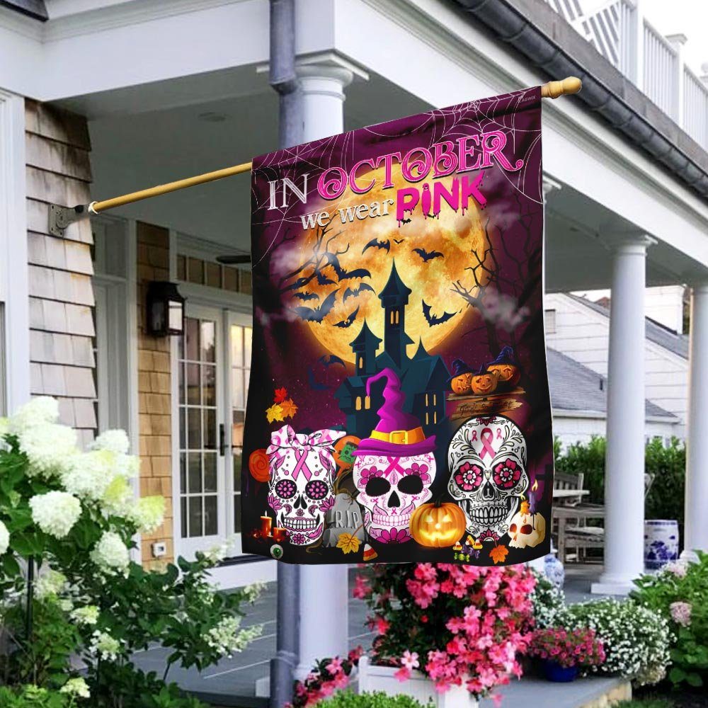 In October, We Wear Pink – Skull Flag