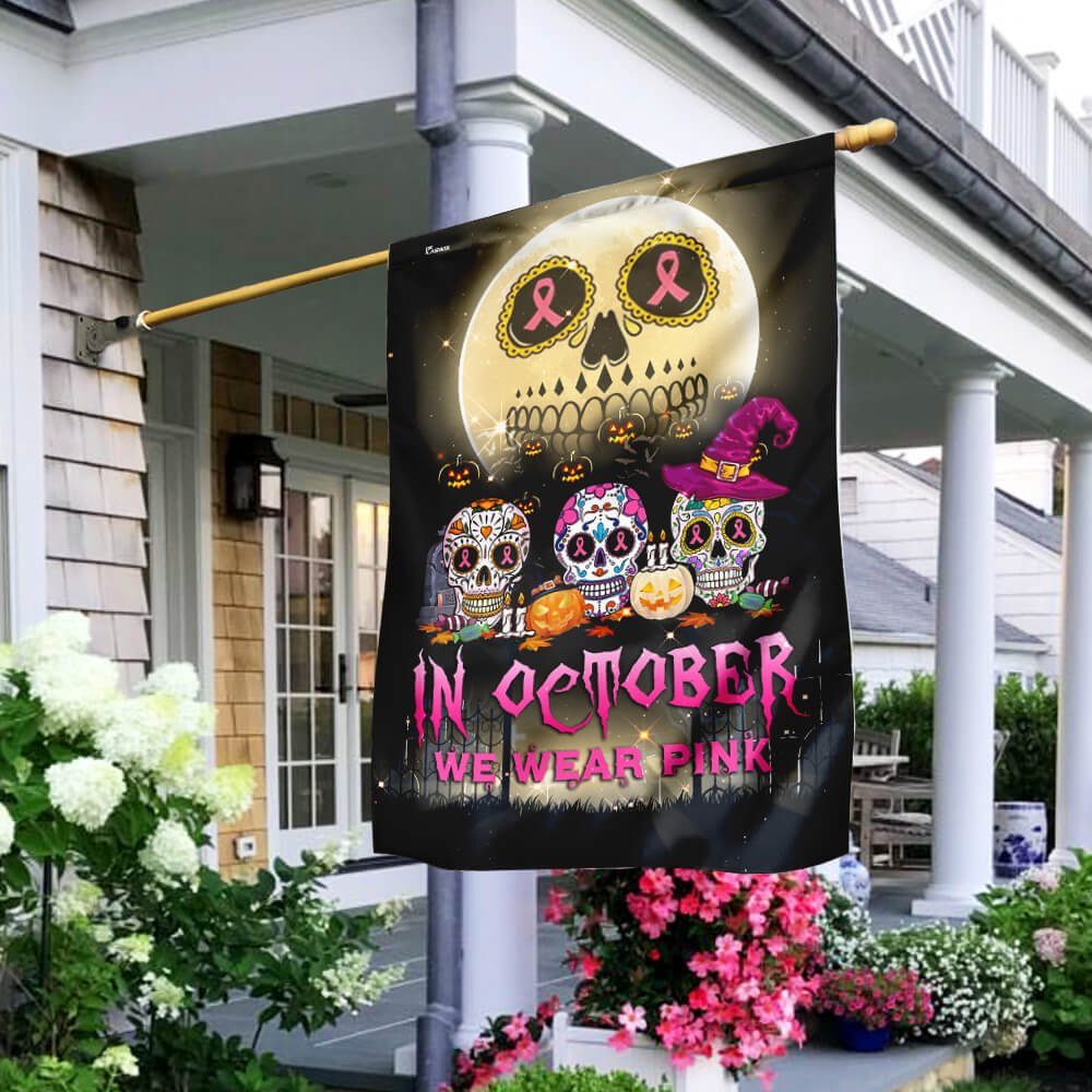 In October We Wear Pink Flag