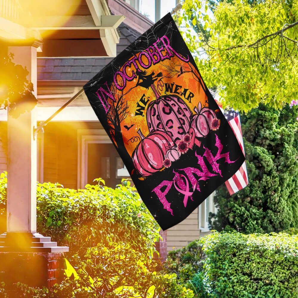 In October We Wear Pink Flag