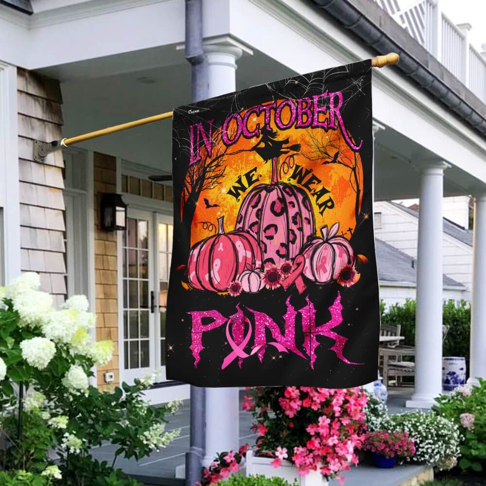 In October We Wear Pink Flag