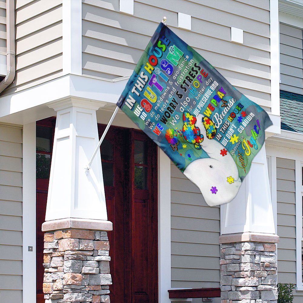 In This Autism House Flag In This Autism House Flag