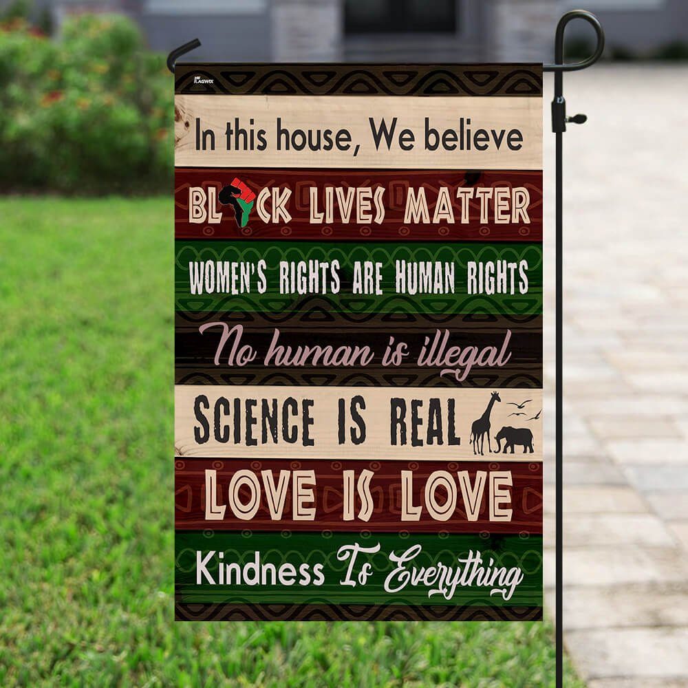 In This House We Believe Flag