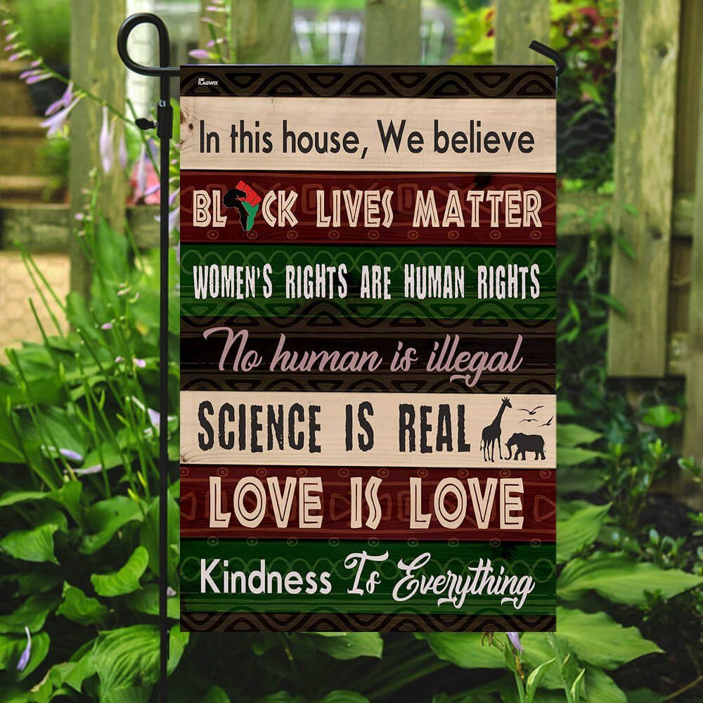 In This House We Believe Flag