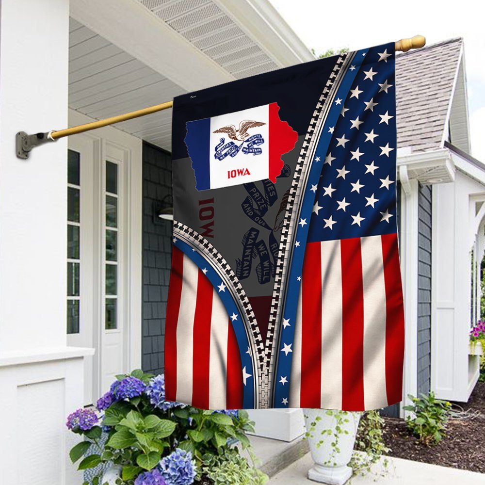 Iowa Flag State Of Mind ANT218Fv27