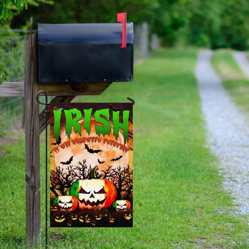 Irish. It Was Halloween Everyday Flag Irish. It Was Halloween Everyday Flag