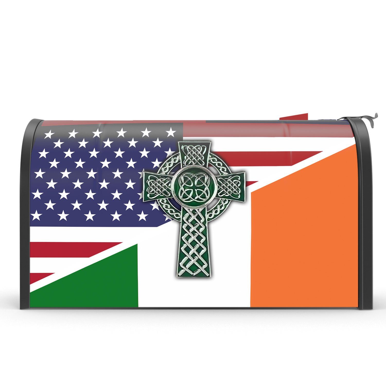 Irish American Celtic Cross Garden Flag & Mailbox Cover Saint Patrick’s Day QNK543MF