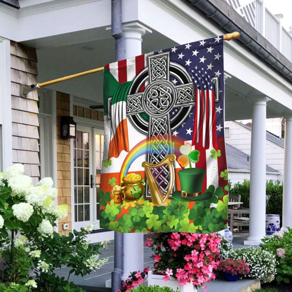 Irish American Flag Happy St. Patrick’s Day DDH3131F