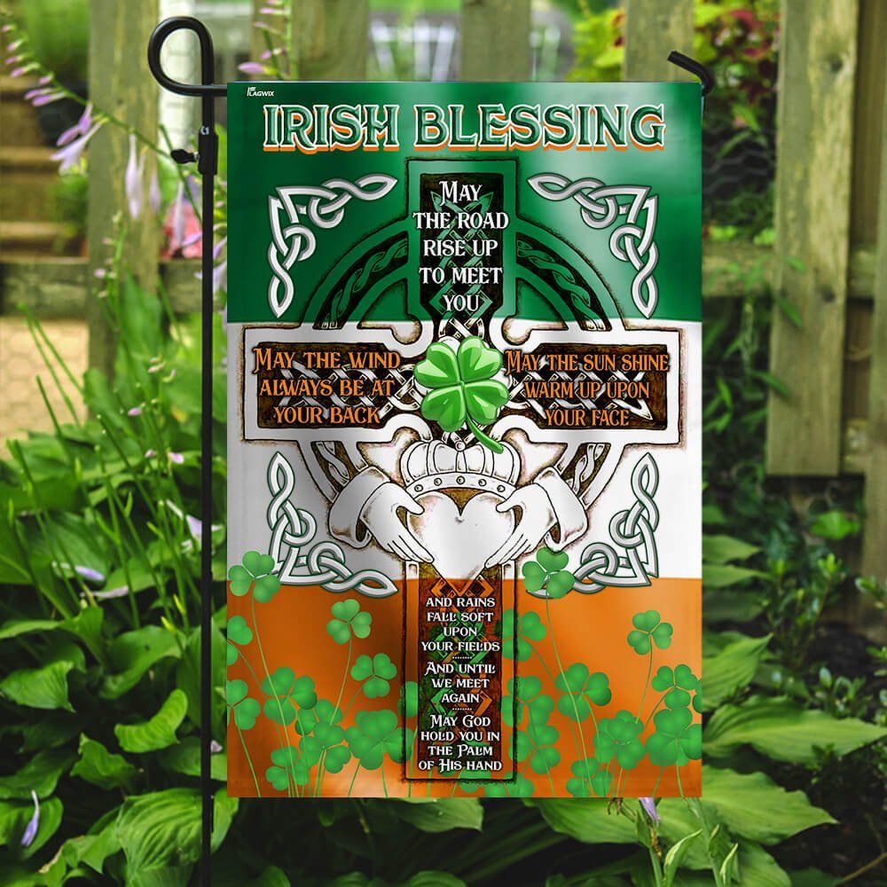 Irish Blessing Home Flag