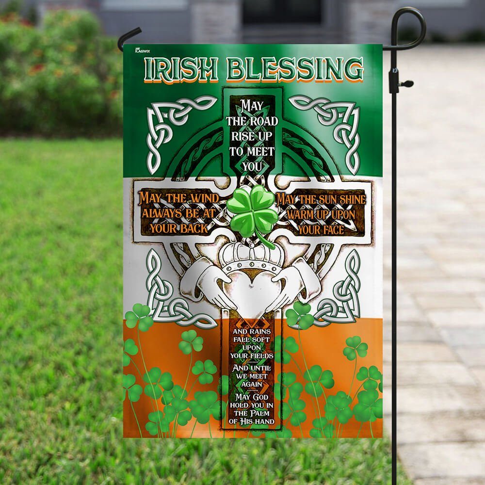 Irish Blessing Home Flag