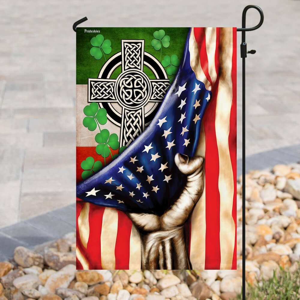 Irish Celtic Cross Flag Irish Celtic Cross Flag