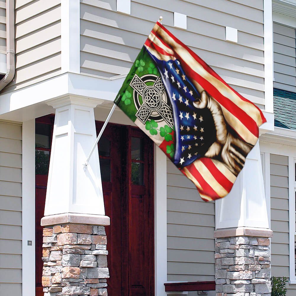 Irish Celtic Cross Flag Irish Celtic Cross Flag