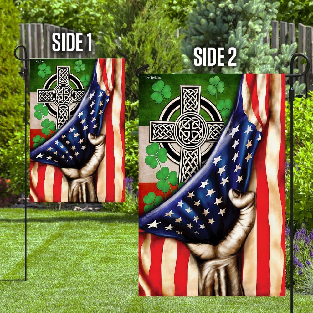 Irish Celtic Cross Flag Irish Celtic Cross Flag