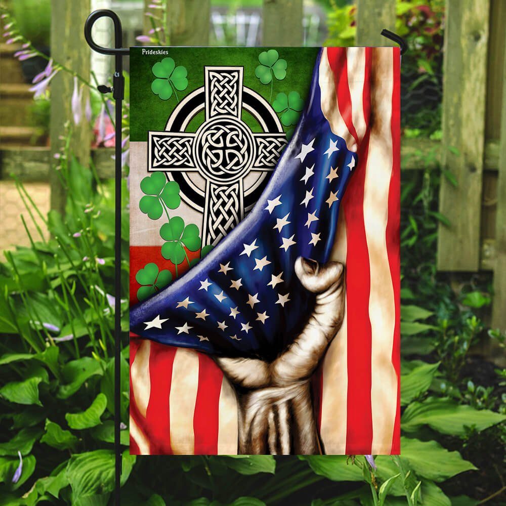 Irish Celtic Cross Flag Irish Celtic Cross Flag