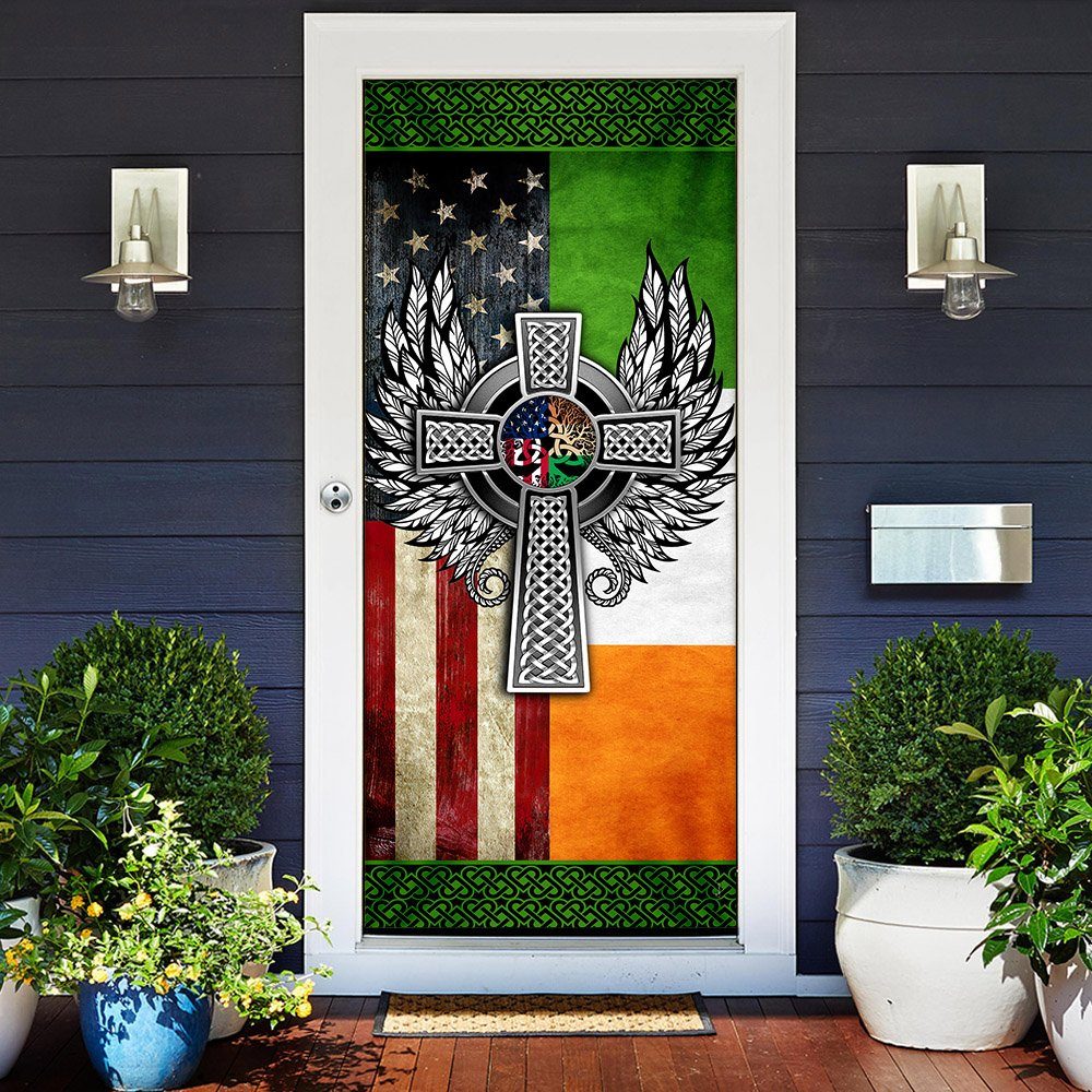 Irish Cross Door Cover