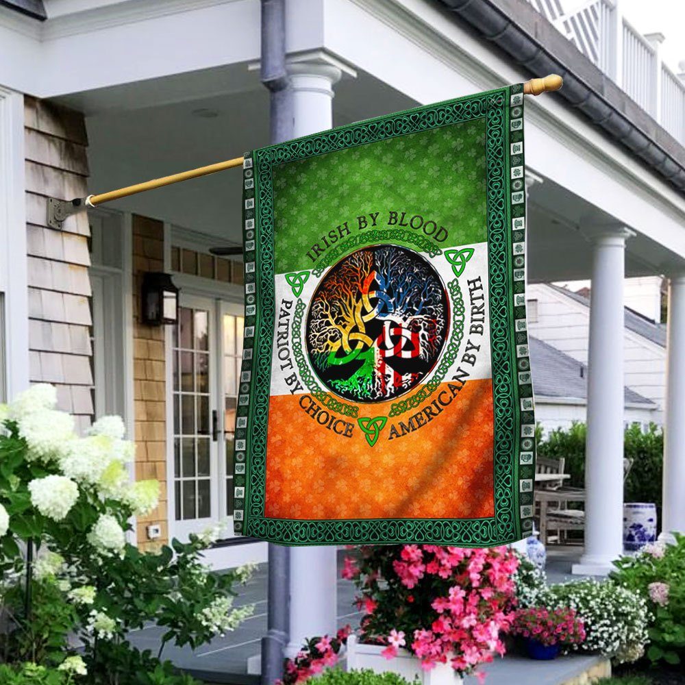 Irish Flag Irish By Blood Patriot By Choice BNL358F