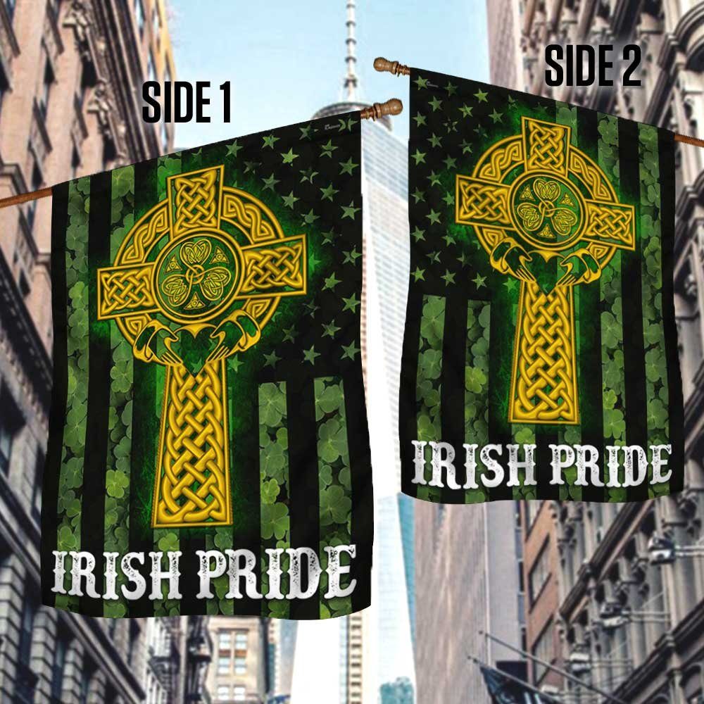 Irish Pride Flag Celtic Cross DBD3188F