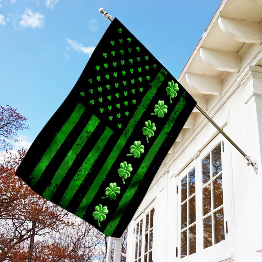 Irish Shamrock Flag