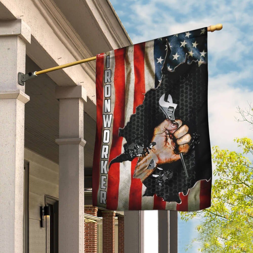 Ironworker America Flag