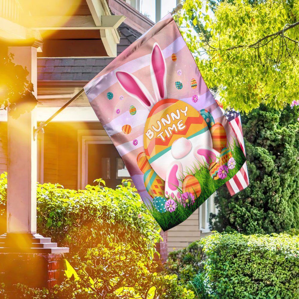 It's Bunny Time Easter Flag