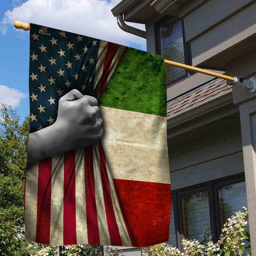 Italian American Flag TRN101F Italian American Flag TRN101F