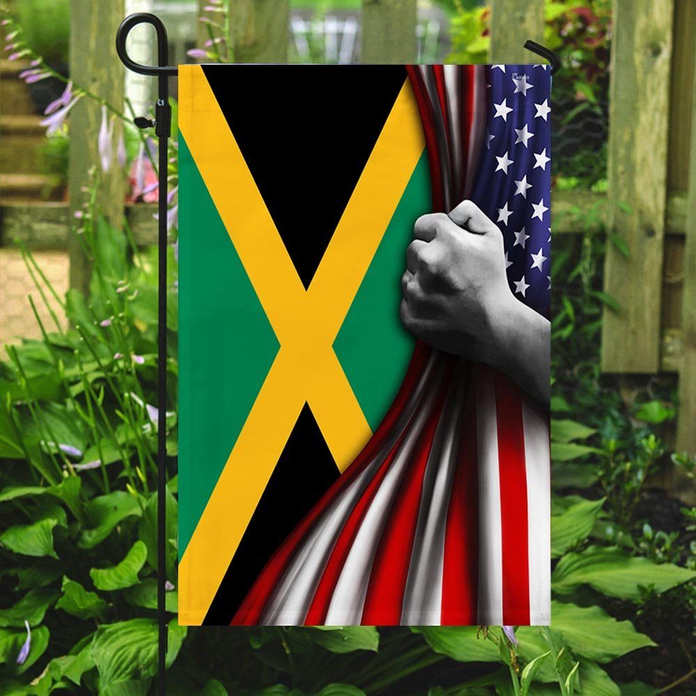 Jamaica Flag Jamaican American Flag QTR89F - Flagwix