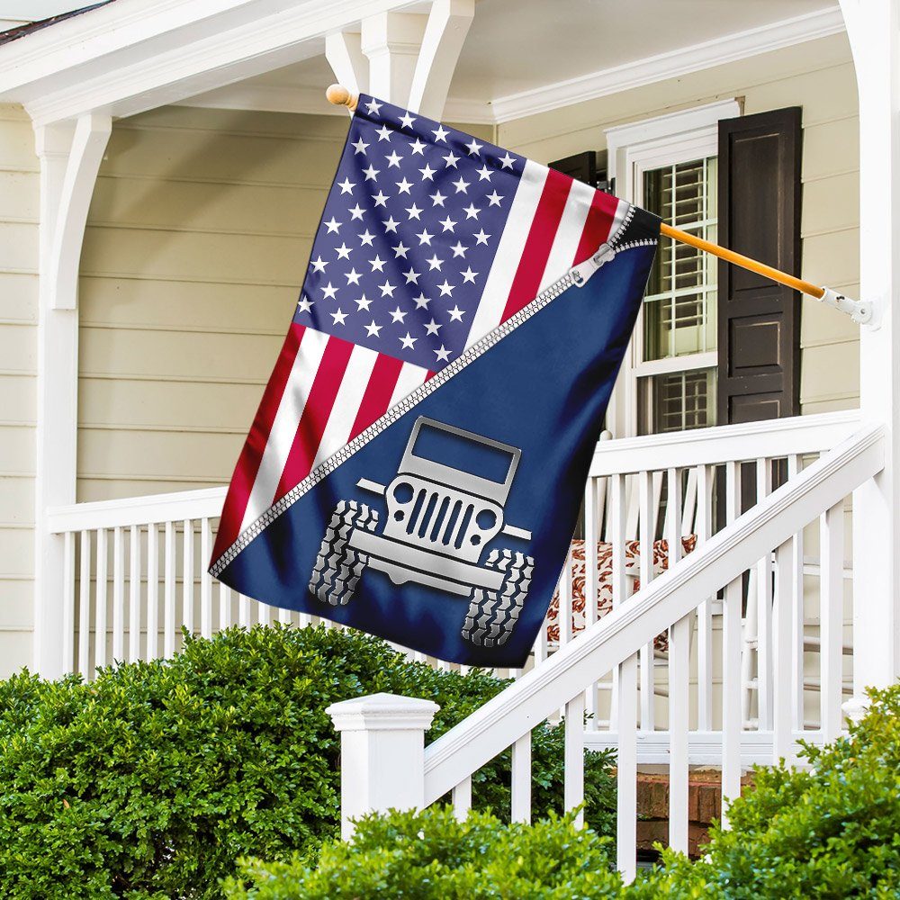 Jeep American Flag TRL1038F