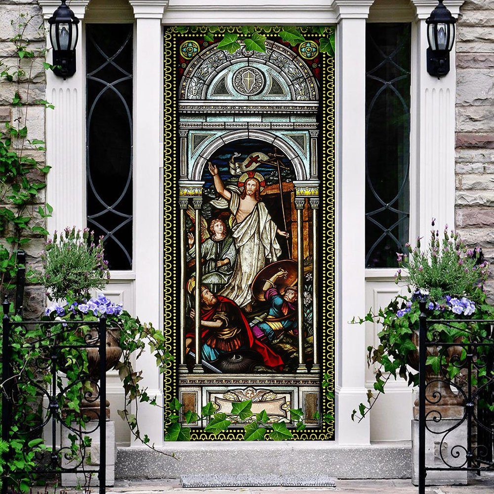 Jesus’ Resurrection Door Cover