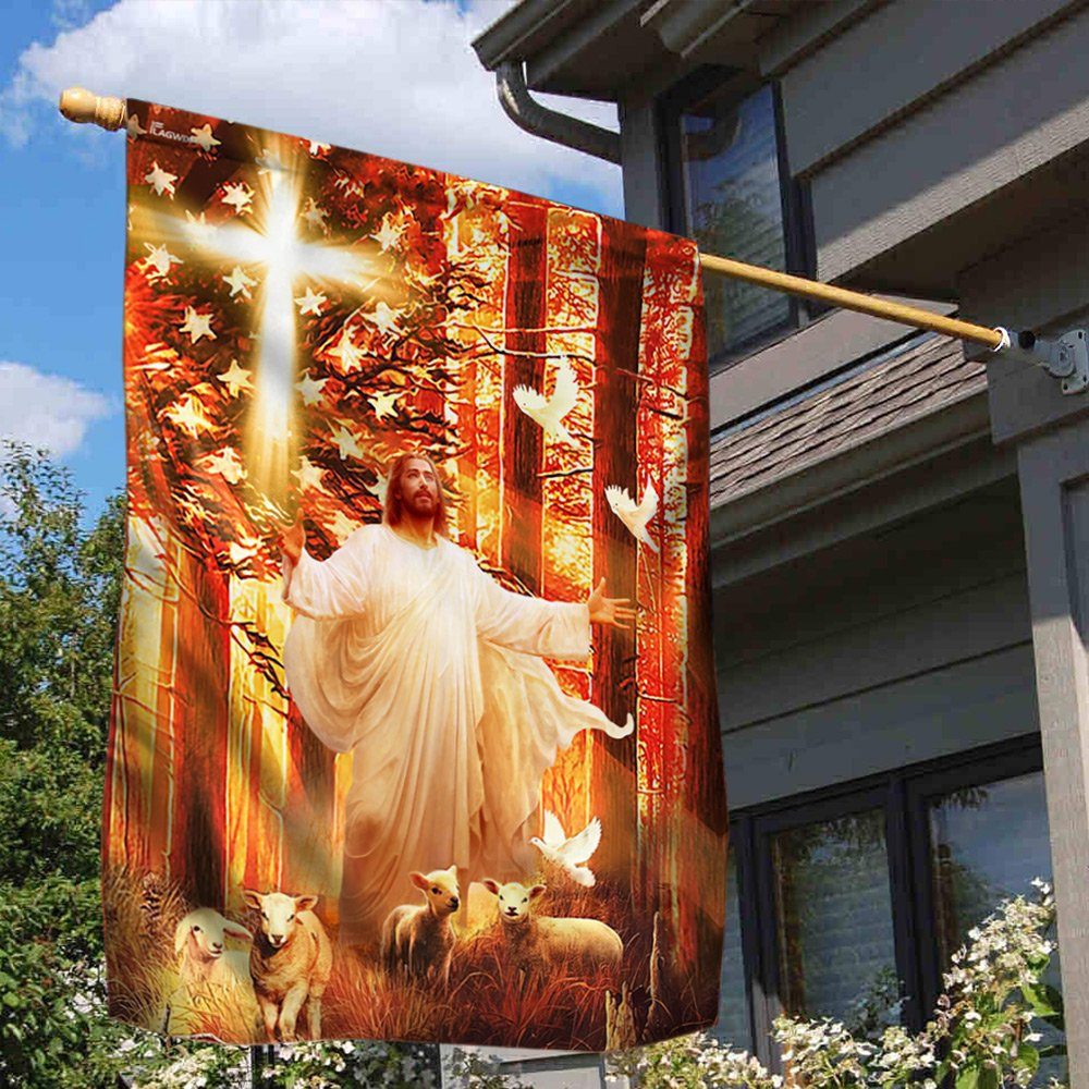 Jesus American Flag TTN434F