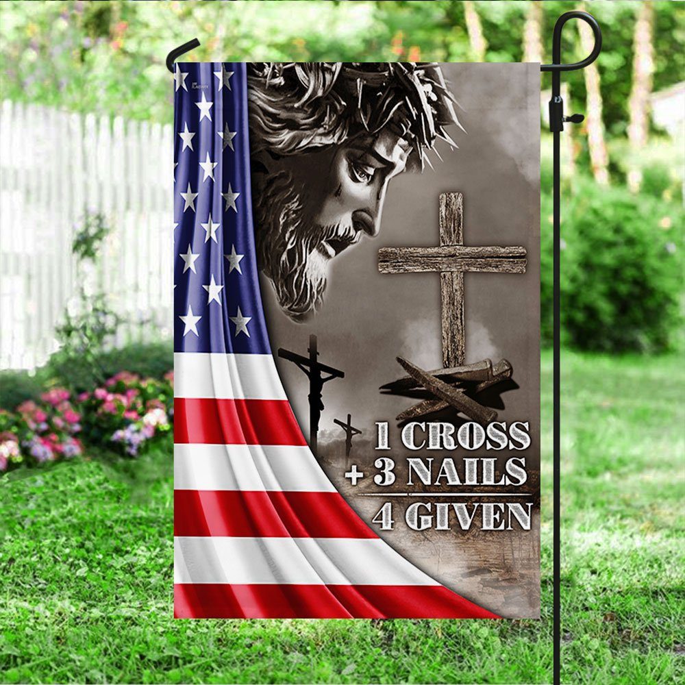 Jesus Christ’s Crucifixion Flag Jesus Christ Crucified On The Cross American Flag LHA2037F