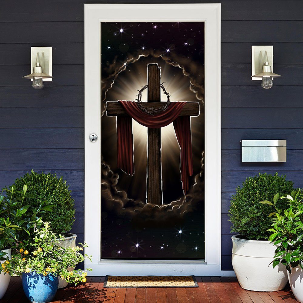 Jesus Cross Door Cover