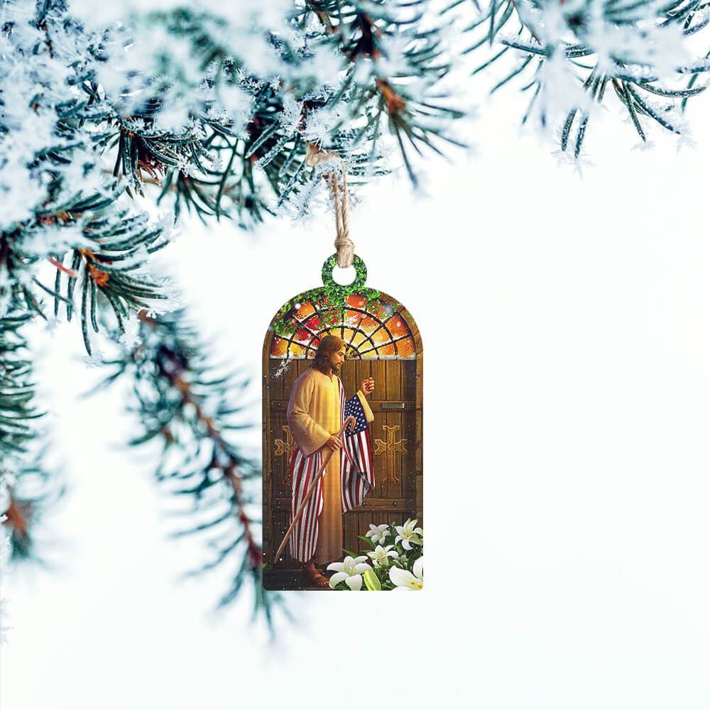 Jesus Custom – Shaped Ornament Knock Knock NTT134O